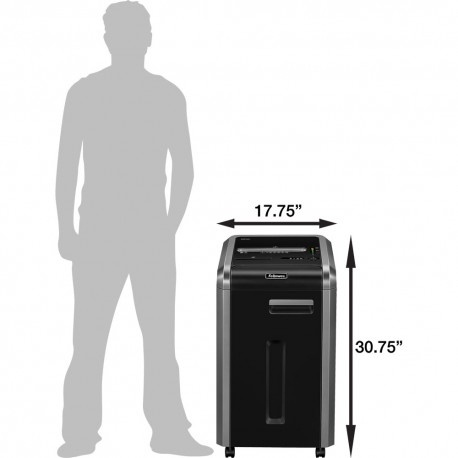 Fellowes 225Mi Micro Shredder Size